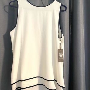 Vince Camuto  Flowing white top NWT